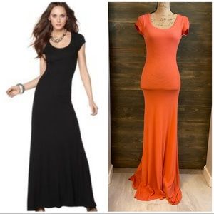 BCBGMaxAzria | Dresses | Bcbg Blake Cut Out Maxi Gown Full Length ...